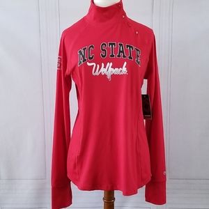 Colosseum NC State Wolfpack Mock Neck Pullover Top